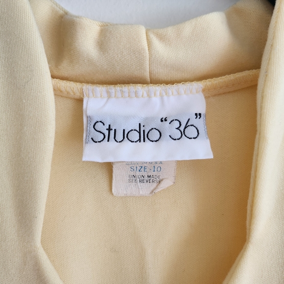 70s 80s Union Made vintage dress by STUDIO "36" - Picture 4 of 8